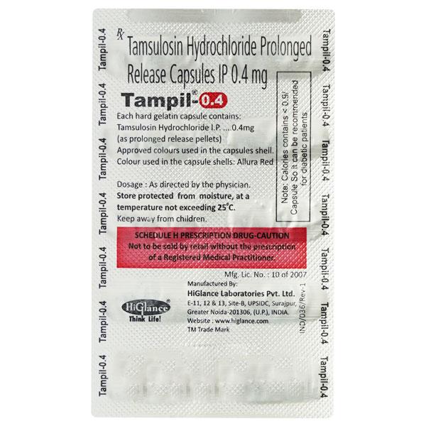 TAMPIL 0.4mg Capsule 10's
