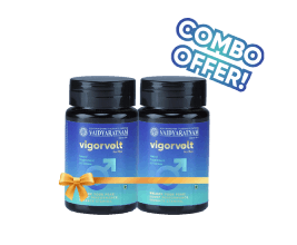 Vigorvolt Tablet Combo Offer (2 x 60 Nos) - Vaidyaratnam Ayurveda