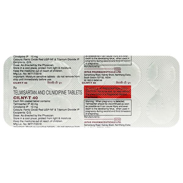 Cilny T 40Mg Tablet 10's