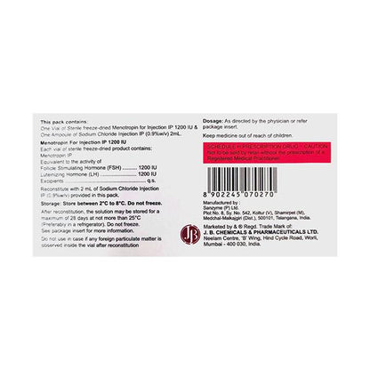GYNOGEN MULTIDOSE 1200 Injection 1's - Global Surgicals