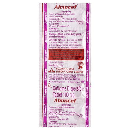 ALMOCEF DT 100mg Tablet 10's