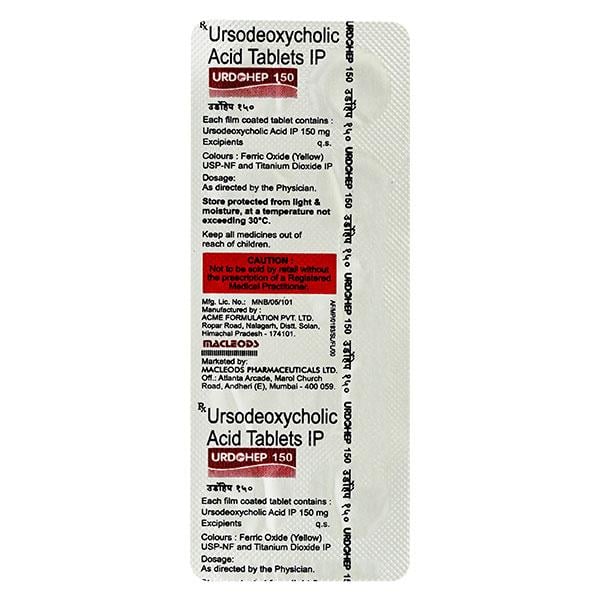 Urdohep 150mg Tablet 10'S