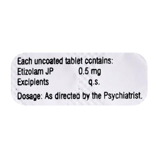 Etirest 0.5mg Tablet 10'S