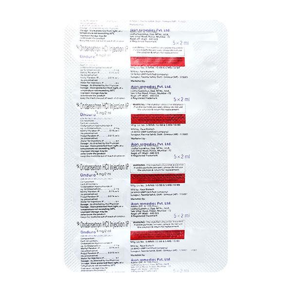 ONDURO 4mg Injection 2ml