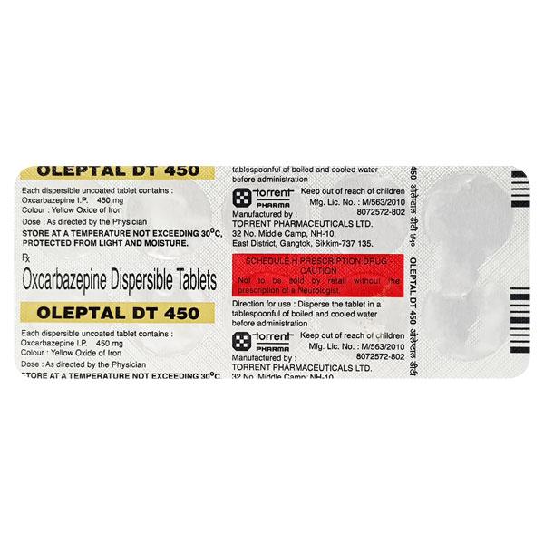 Oleptal DT 450mg Tablet 10'S