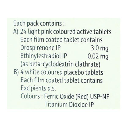 YAZ Tablet 28'S
