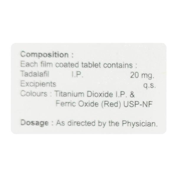 Tadalip 20Mg Tablet 10's