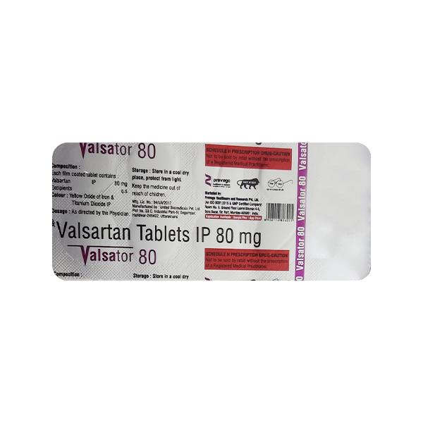 VALSATOR 80 Tablet 10's