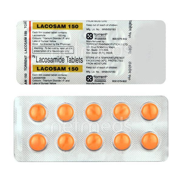 Lacosam 150mg Tablet 10'S