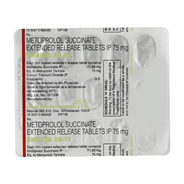 Embeta XR 75mg Tablet 15'S