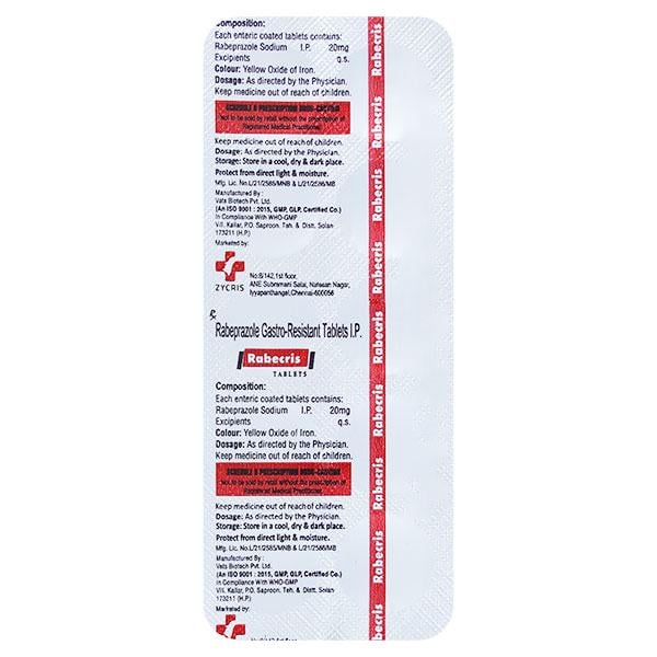 RABECRIS 20 Tablet 10's