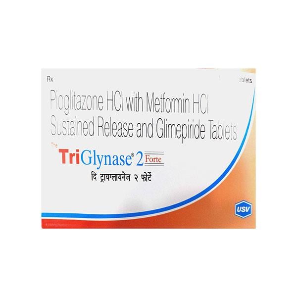 THE TRIGLYNASE 2 FORTE Tablet 10's