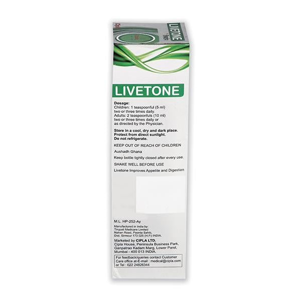 Livetone Syrup 225ml