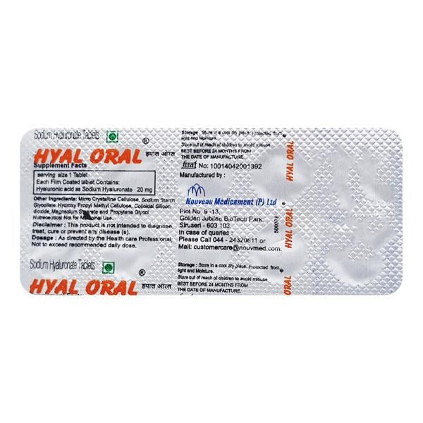 Hyal Oral Tablet 10'S