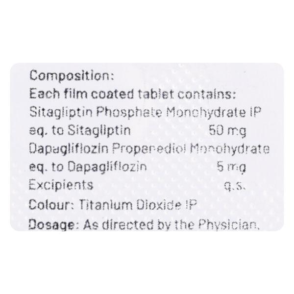 SITAPAZ D 50/5 Tablet 10's
