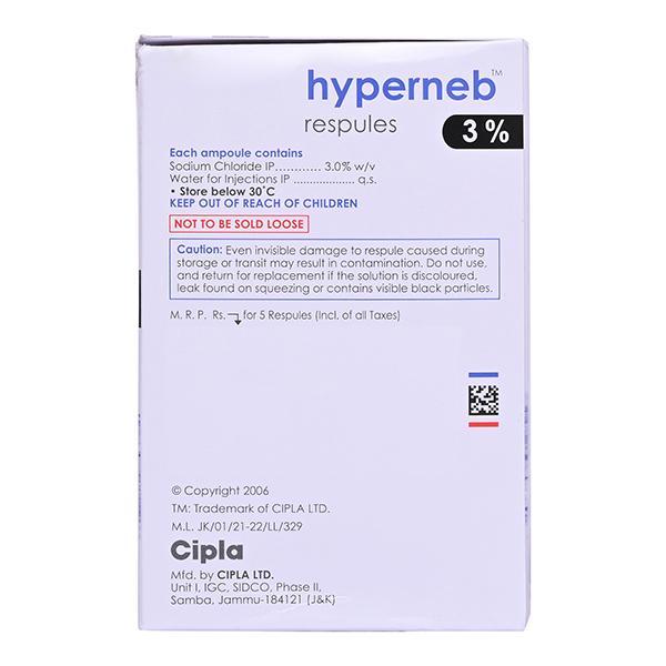 HYPERNEB 3% Respules 4ml