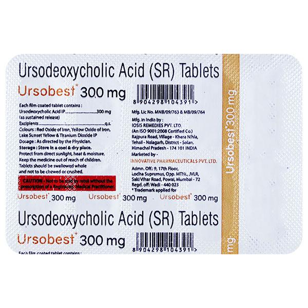 URSOBEST 300mg Tablet 10's