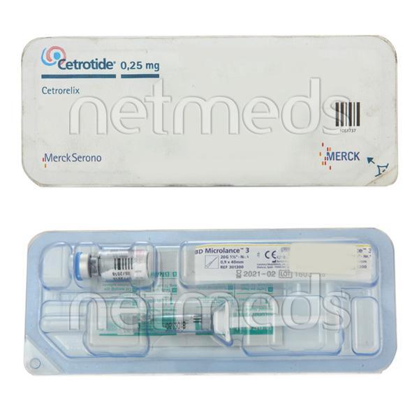 Cetrotide 0.25mg Injection 1's