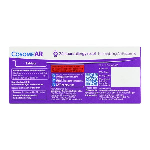 COSOME AR Tablet 10's
