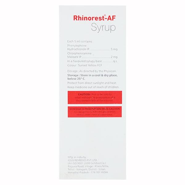 RHINOREST AF Syrup 60ml