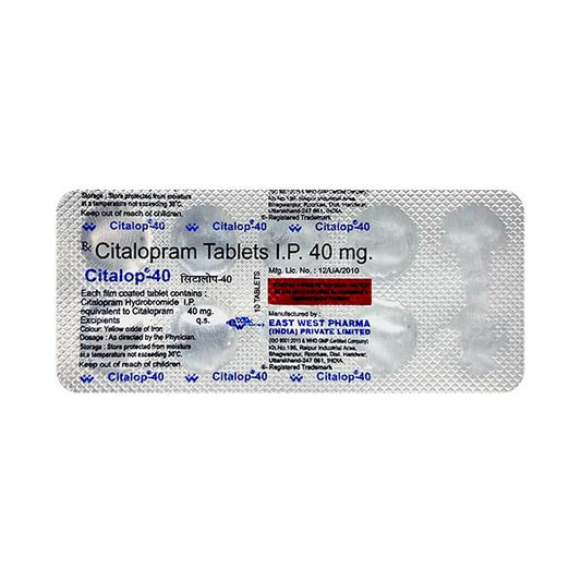 Citalop 40mg Tablet 10'S