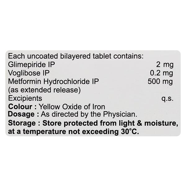 Switglim MV 2/500/0.2mg Tablet 10'S