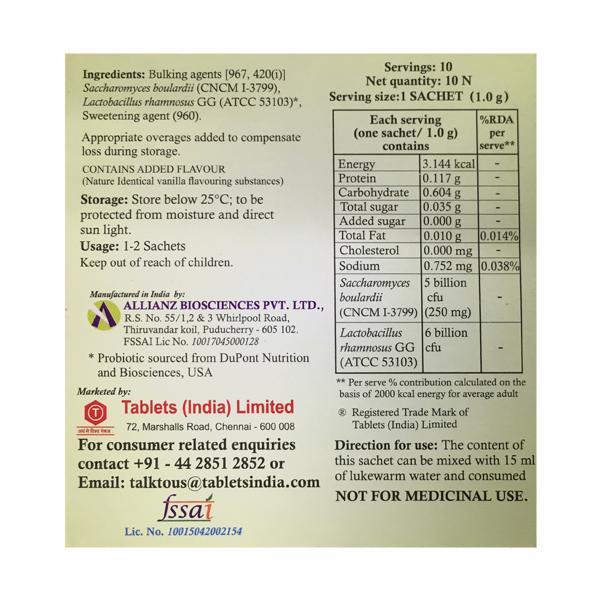 BIFILAC GG DUO Vanilla flavour Granules 1gm