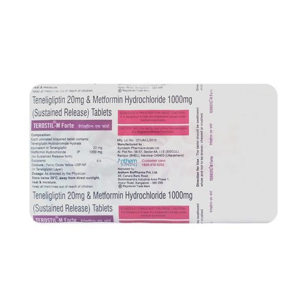 Terostil M Forte Tablet 10'S