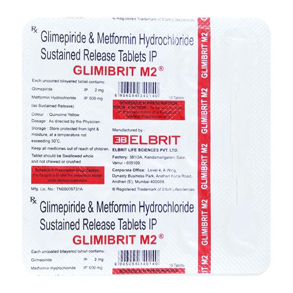 Glimibrit M2 Tablet 15'S