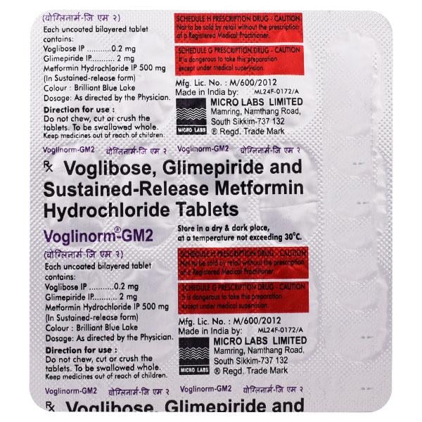 Voglinorm GM 2mg Tablet 15'S