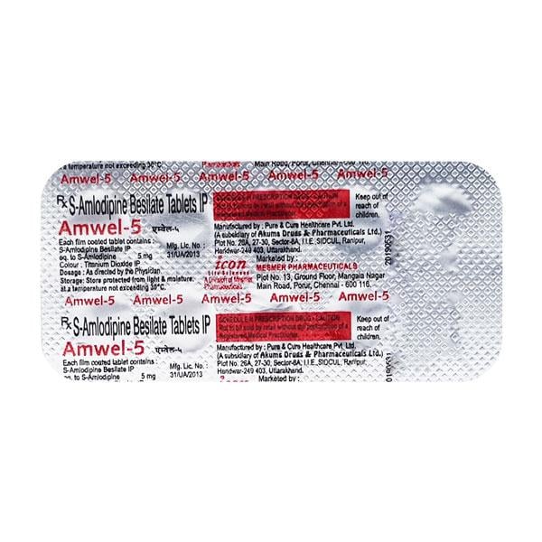 Amwel 5mg Tablet 10'S