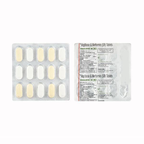 Vogloyd M 0.2/500mg Tablet 15'S