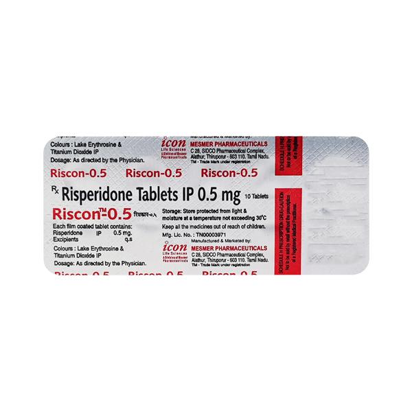 Riscon 0.5mg Tablet 10'S