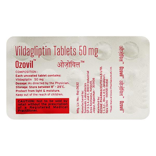 OZOVIL 50 Tablet 15's