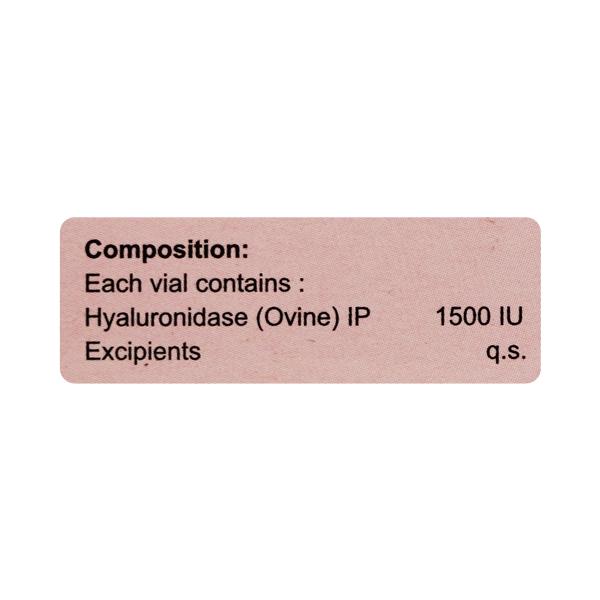 Omnidase 1500IU Injection 1'S