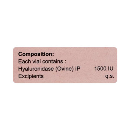 Omnidase 1500IU Injection 1'S
