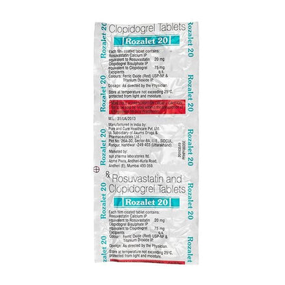 ROZALET 20 Tablet 10's