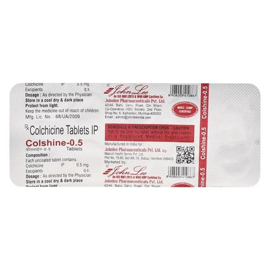 COLSHINE 0.5 Tablet 10's