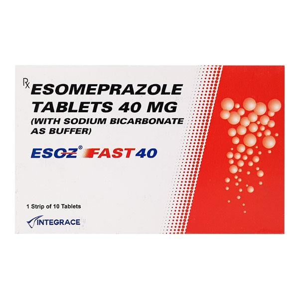 Esoz Fast 40mg Tablet 10'S