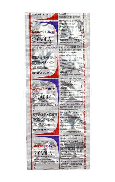 Metspot XL 25mg Tablet 10'S