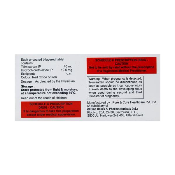 Relmisart H 40/12.5mg Tablet 10'S