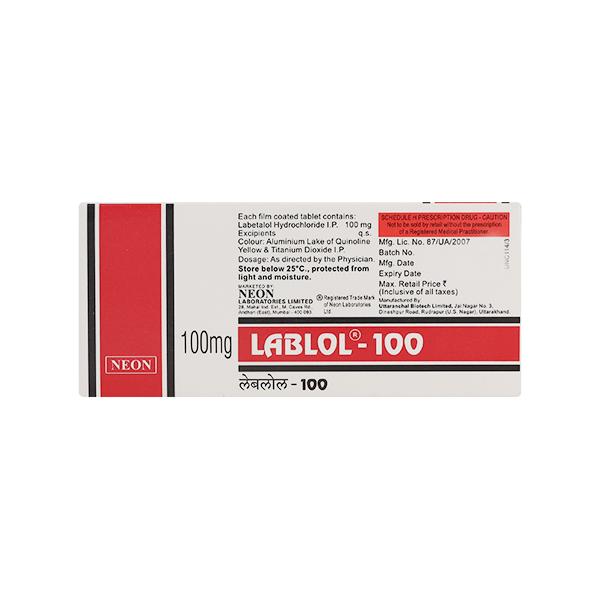 Lablol 100mg Tablet 10'S