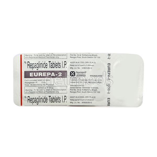 Eurepa 2mg Tablet 10'S