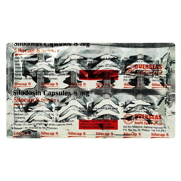 Silocap 8mg Capsule 10'S