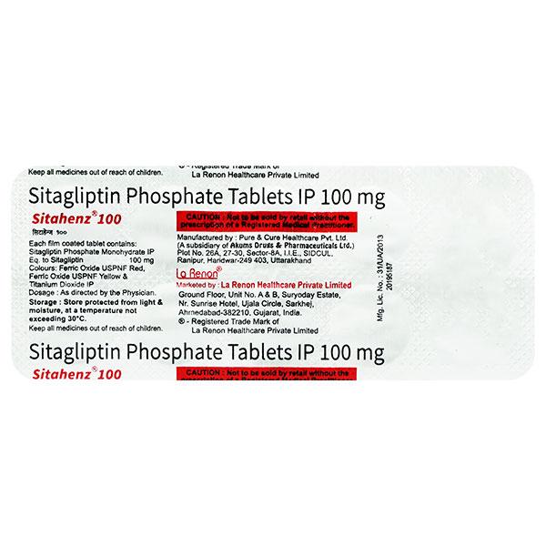 SITAHENZ 100 Tablet 10's