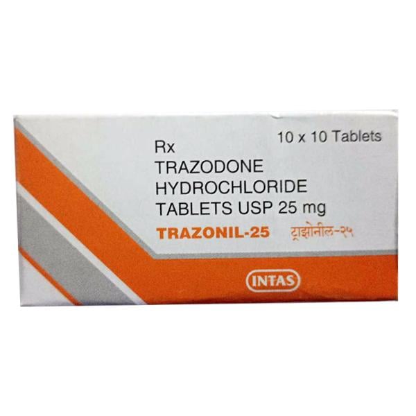 Trazonil 25mg Tablet 10'S