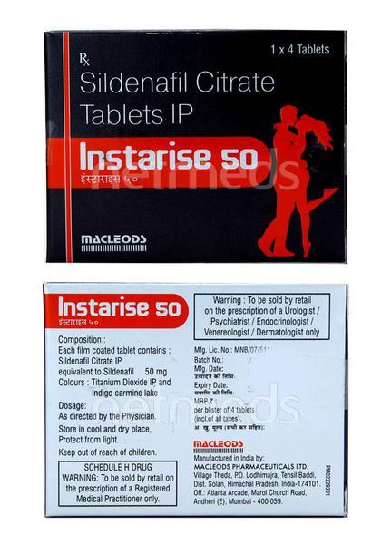 Instarise 50mg Tablet 4'S