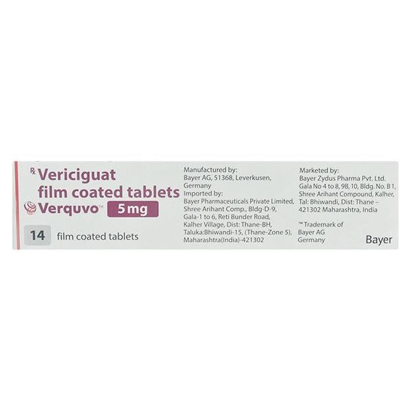 VERQUVO 5 Tablet 14's
