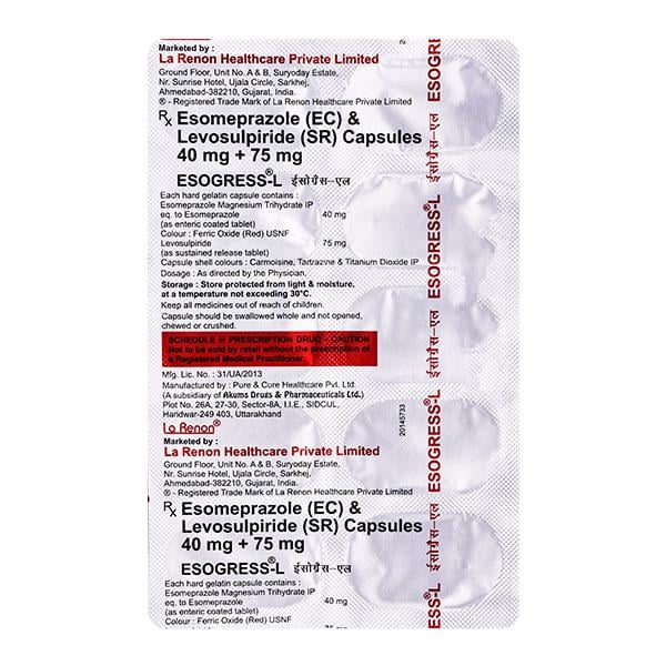 Esogress L Capsule 10'S