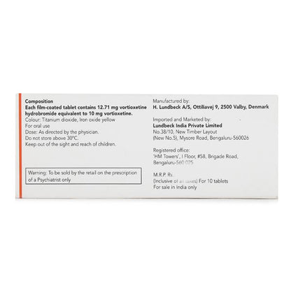 Brintellix 10mg Tablet 10'S